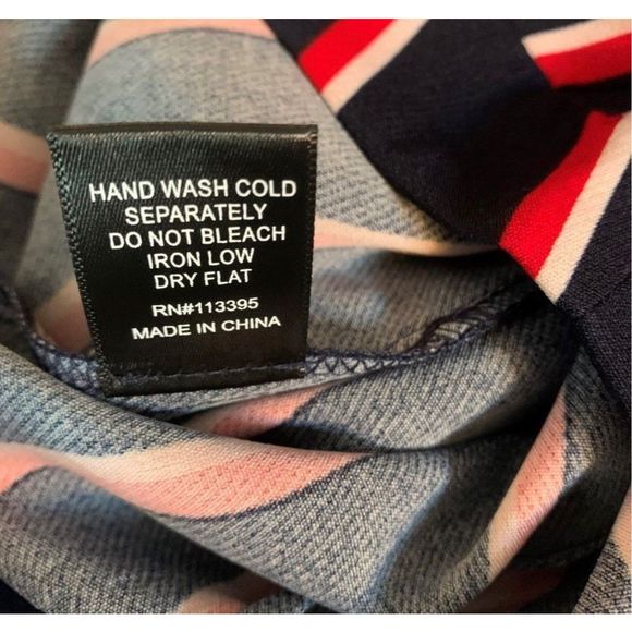 Ark & Co Red and Black Stylish Striped Women's Pleated Pants NWT Womens Sz Small - Picture 8 of 11